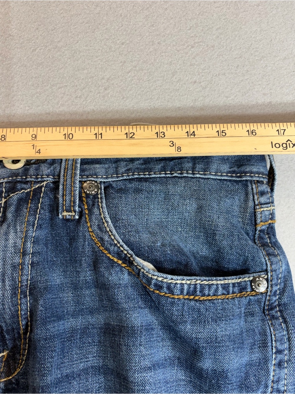 Ariat M2 Relaxed Boot Cut Jeans Men 32x34 Medium Wash - Picture 12 of 16